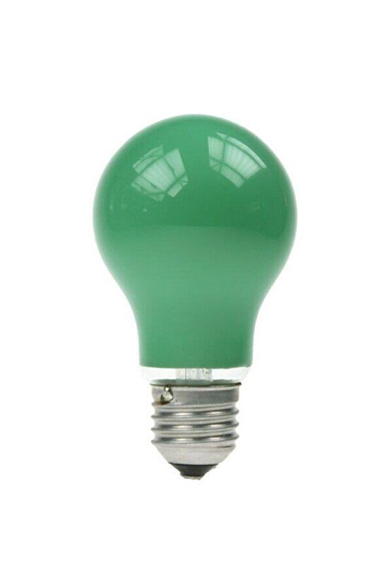 1 Adet 10 Watt Yeşil Işık E27 Duy Led Ampul, Sarı Işık 10 Watt Tasarruflu LED Ampul, 10 Watt