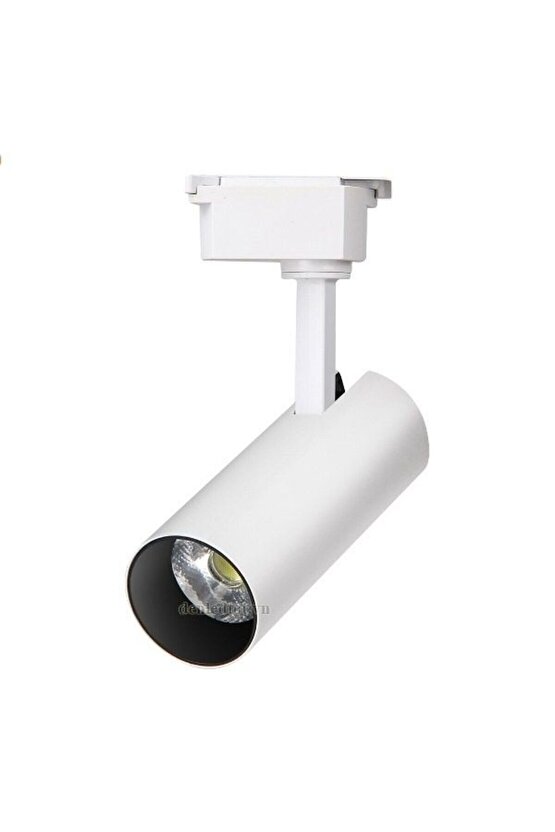 Alüminyum Gövde 30 Watt 3000 Kelvin Gün Işığı Ledli Çok Kaliteli Ray Spot , Led Armatür (Ray Hariç)