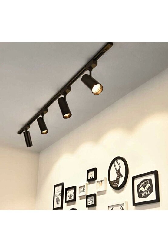 Alüminyum Gövde 30 Watt 4000 Kelvin Ilık Beyaz Ledli Çok Kaliteli Ray Spot , Led Armatür (Ray Hariç)