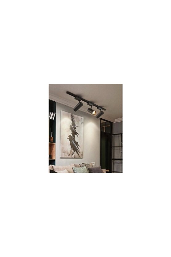Alüminyum Gövde 30 Watt 3000 Kelvin Gün Işığı Ledli Çok Kaliteli Ray Spot , Led Armatür (Ray Hariç)