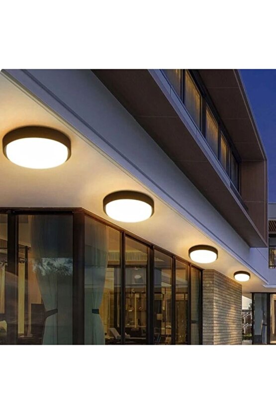 36 Watt 4000 Kelvin Led İç ve Dış Mekan 3200 Lümen Plastik Tavan ve Duvar Armatürü, Led Tavan Aplik