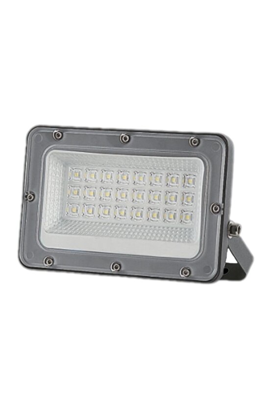 Elektrikle Çalışır, 50 Watt BEYAZ Işık İç ve Dış Mekan Slim Led Projektör, Yağmurdan Etkilenmez