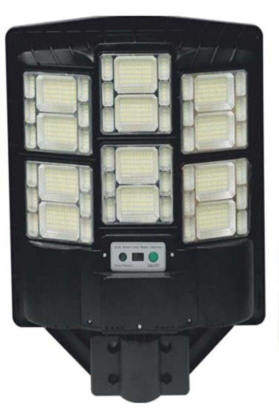 600 Watt Çok Kaliteli, Kumandalı, Güneş Enerjili, Fotoselli, Sensörlü, 3 Modlu Solar Bahçe Armatürü