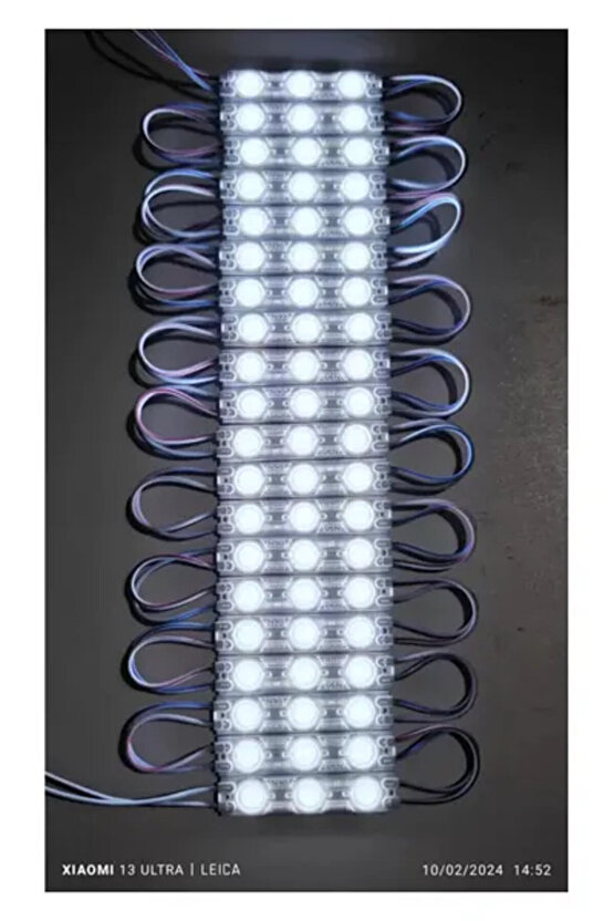 20 Adet 5 Watt BEYAZ IŞIK Kelvin IP65 Mercekli Modül Led 10 Adet Magnetli, Çok Kaliteli Modül Led