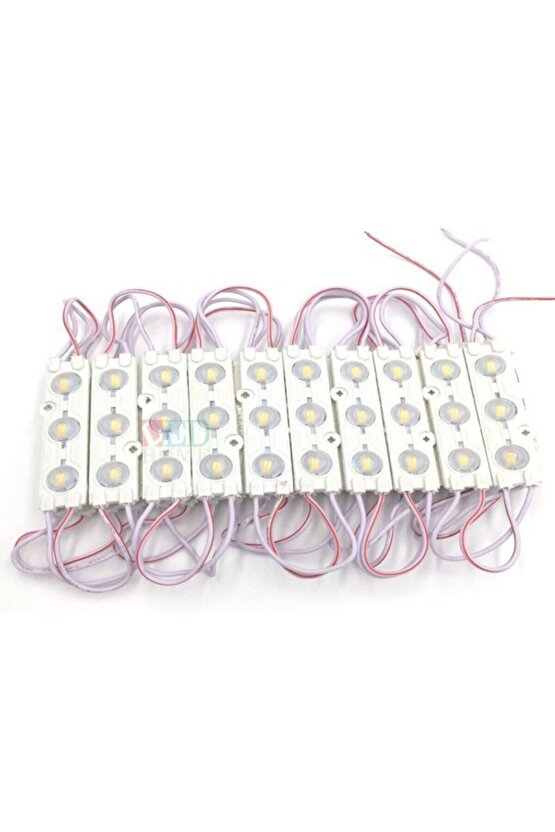 10 Adet 5 Watt BEYAZ IŞIK IP65 Modül Led, 10 Adet Magnetli, Çok Kaliteli BEYAZ Işık Modül Led