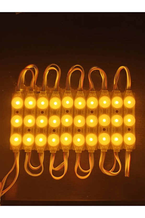 20 Adet 5 Watt Günışığı 3000 Kelvin IP65 Mercekli Modül Led 10 Adet Magnetli, Çok Kaliteli Modül Led