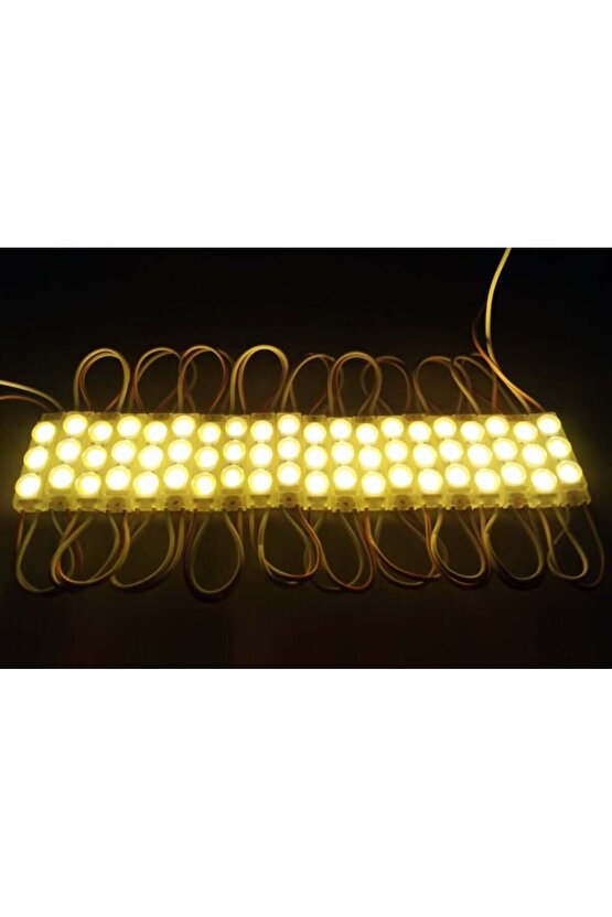 20 Adet 5 Watt Günışığı 3000 Kelvin IP65 Mercekli Modül Led 10 Adet Magnetli, Çok Kaliteli Modül Led