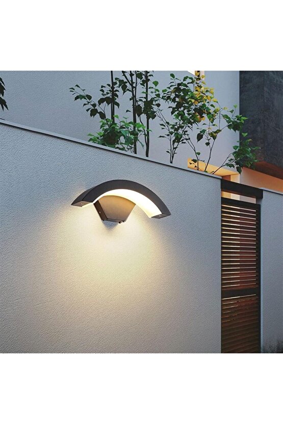 Elektrikle Çalışır 24 Watt İç ve Dış Mekan Led Duvar Aplik Bahçe Kapı Girişi Armatür 3200K Gün Işığı