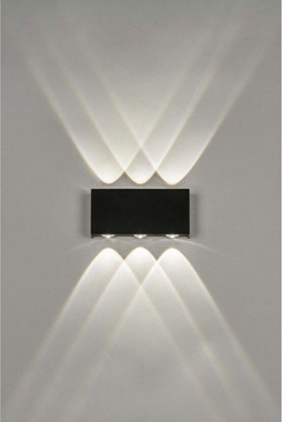 Elektrikle Çalışır, 12 Watt 3000 Kelvin Ledli, İç ve Dış Mekan Aplik, Yüksek Işık Güçlü Led Aplik