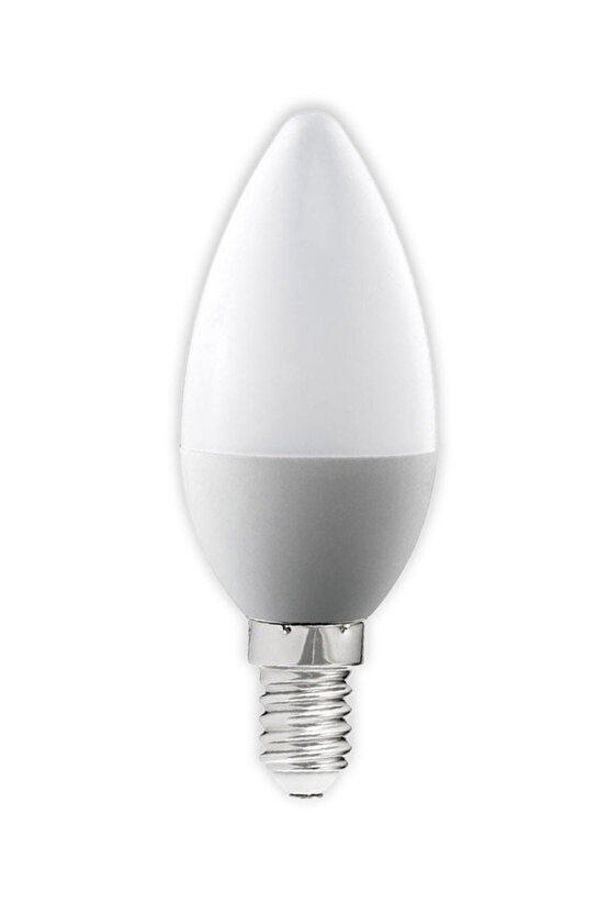 10 Adet Çok Kaliteli E14 Duy 7 Watt, 3000 Kelvin Led Ampul Gün Işığı Renkli E14 Duy Led Avize Ampulü