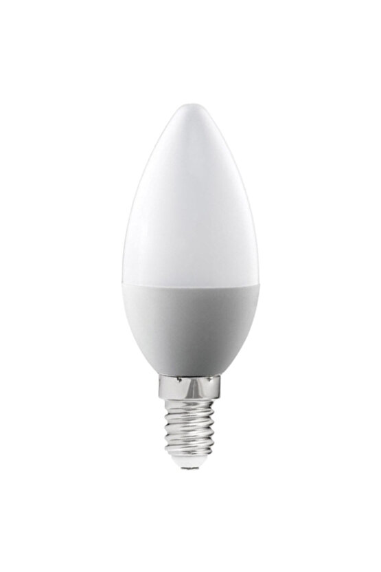 10 Adet Çok Kaliteli E14 Duy 7 Watt, 3000 Kelvin Led Ampul Gün Işığı Renkli E14 Duy Led Avize Ampulü