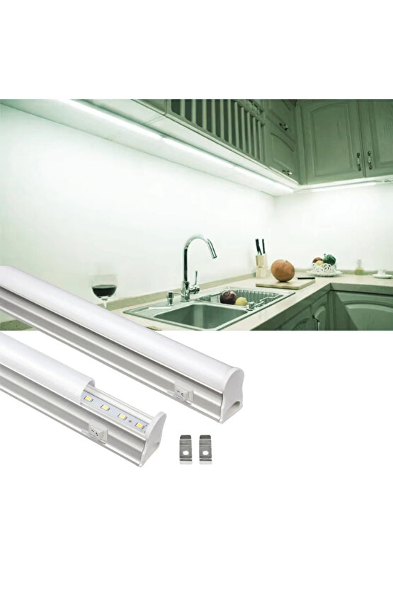 30 Cm, 4 Watt 6500 Kelvin, Beyaz Işık Eklenebilir Bant Armatür, Eklenebilir Led Armatür 220V Armatür