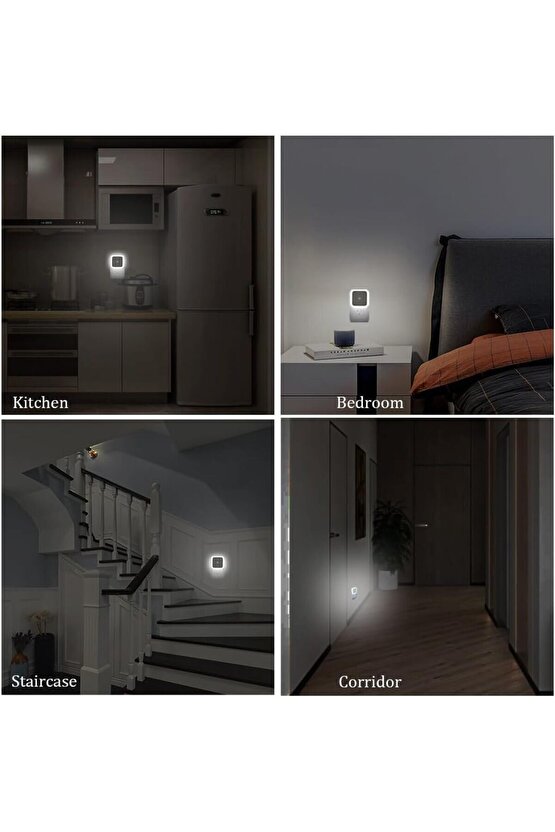 Fotoselli Led Gece Lambası, Gece Otomatik Yanar, Gündüz Söner 1 Watt Gece Lambası