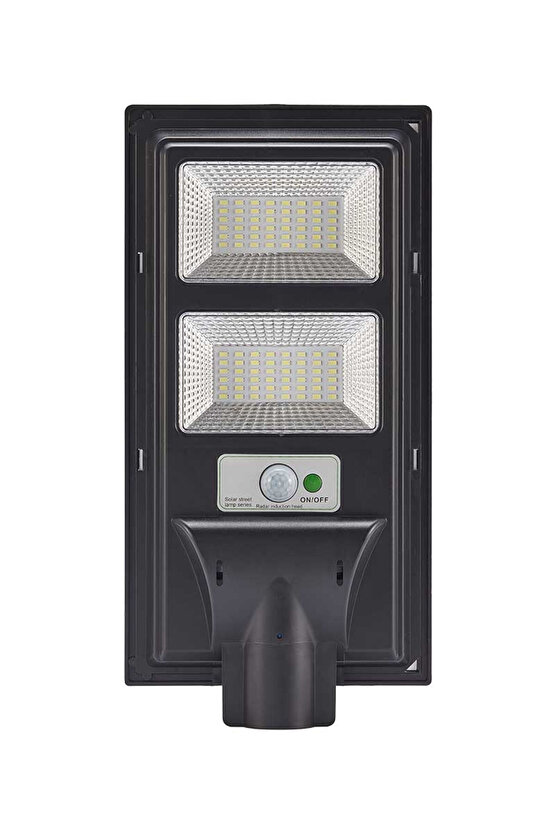 200 Watt, 16000 Lümen 6500K Beyaz Işık, Fotoselli, Sensörlü, Kumandalı Güneş Enerjili Bahçe Armatürü