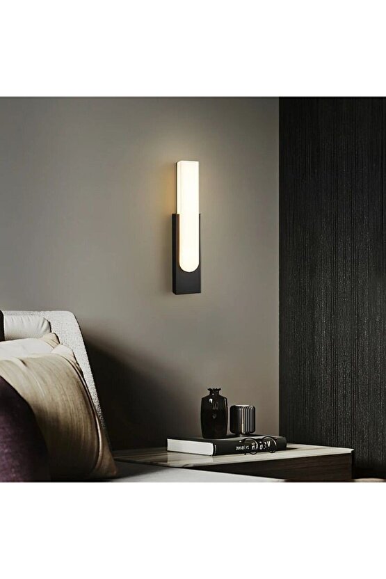 10 Watt, 3200 Kelvin Dekoratif Led Aplik, İç ve Dış Mekan Aydınlatma Armatürü, Led Duvar Apliği