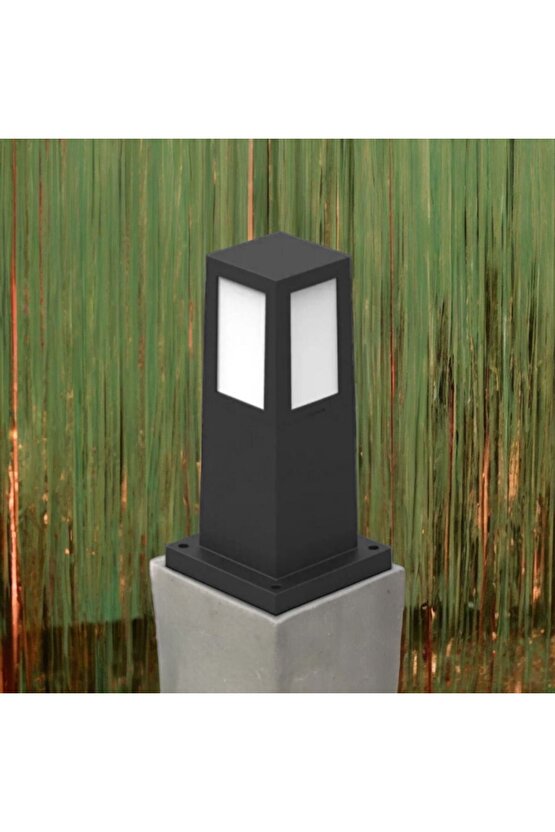 29 Cm, 10 Watt Beyaz Işık Ampullü Set Üstü Aplik, Bahçe Duvar Armatürü, Çim, Çiçek Bahçe Yolu Apliği
