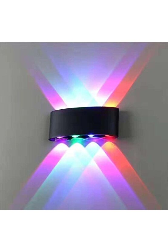 8 Watt Dekoratif Işık Süzmeli İç ve Dış Mekan, Bahçe, Otel, Cafe, Bar, İşletme Apliği, Modern Aplik