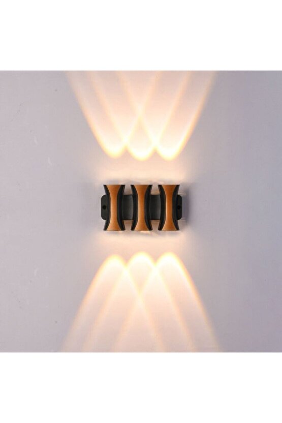 6 Watt Gün Işığı Ledli Modern Tasarım Led Armatür, İç ve Dış Mekan Dekoratif Işık Desenli Led Aplik