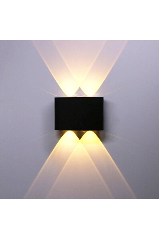 4 Watt GÜN IŞIĞI Ledli Dekoratif Işık Süzmeli İç ve Dış Mekan Lüx Aplik, Modern ve Şık Armatür