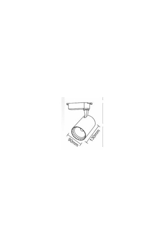 30W Led Ray Spot Siyah Kasa Beyaz Işık Paris-YL29-3101