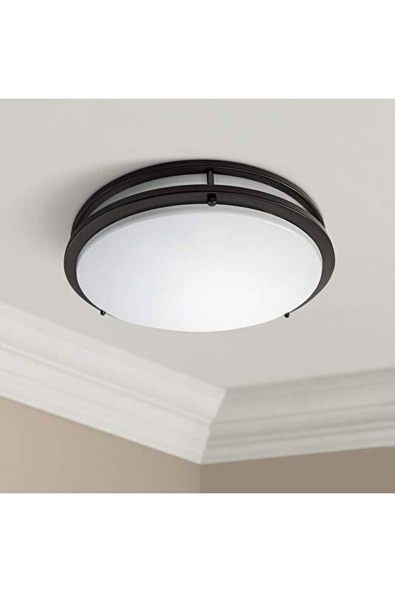 24 Watt, 4000K Soğuk Beyaz Işık Sıva Üstü Led Armatür, Banyo, Balkon, Salon Tavan ve Duvar Armatürü