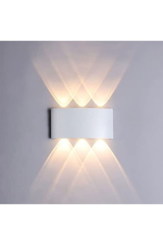 Uranüs Gün Işığı Ledli Dekoratif Işık Süzmeli Iç Dış Mekan Bahçe Balkon Teras Salon Aplik