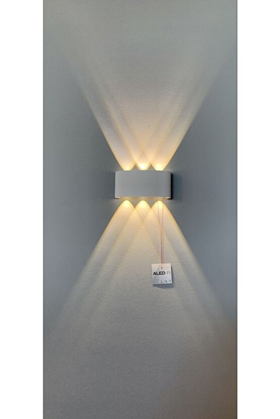Uranüs Gün Işığı Ledli Dekoratif Işık Süzmeli Iç Dış Mekan Bahçe Balkon Teras Salon Aplik