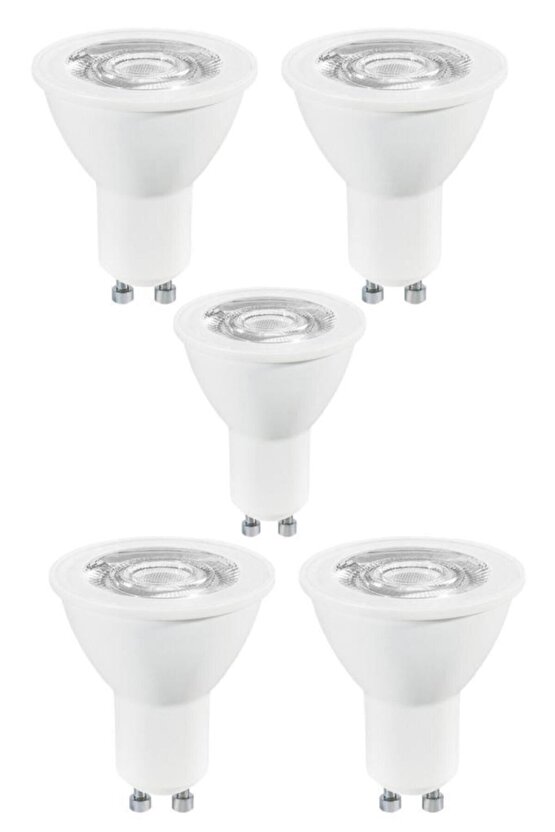 5 Adet 7 Watt Amber Işık 1. Sınıf Ultra Kalite Gu10 Duy Led Ampul