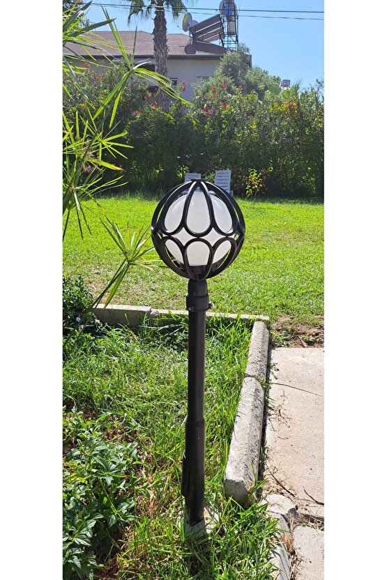 232LAMP Papatya Yuvarlak Direk Üstü Bahçe Armatürü (4-6 CM ÇAPINDA YUVARLAK BORULAR İÇİN UYGUN.)