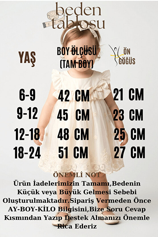 Kız Bebek Kız Çocuk Doğum Günü Parti Düğün Kurdela Çiçek Nakışlı Kısa Kol Kolsuz Tüllü Yakalı