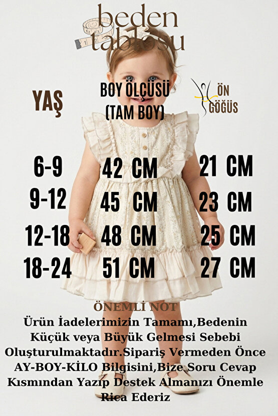 Kız Bebek Kız Çocuk Doğum Günü Parti Düğün Elbise Kısa Kol Kolsuz Taçlı Düğmeli Çiçekli Astarlı