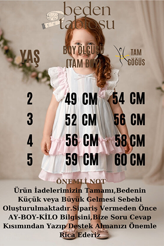 Kız Bebek Kız Çocuk Doğum Günü Parti Düğün Elbise Kısa Kol Kolsuz Dantelli Astarlı Kurdelalı