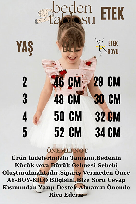 Kız Bebek Kız Çocuk Doğum Günü Parti Düğün Elbise İkili Takım Kısa Kol Çiçekli Fiyonklu Tüllü Astarl