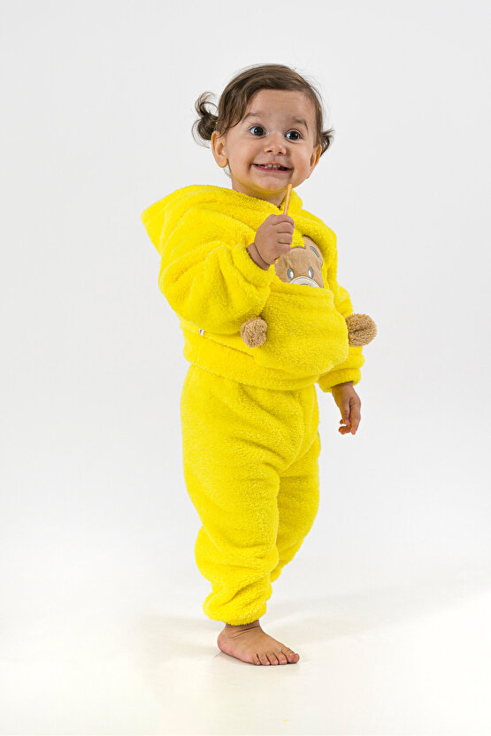 Welsoft Peluş Unisex Kız Erkek Bebek Takımları Çocuk Giyim Bebek Giyim