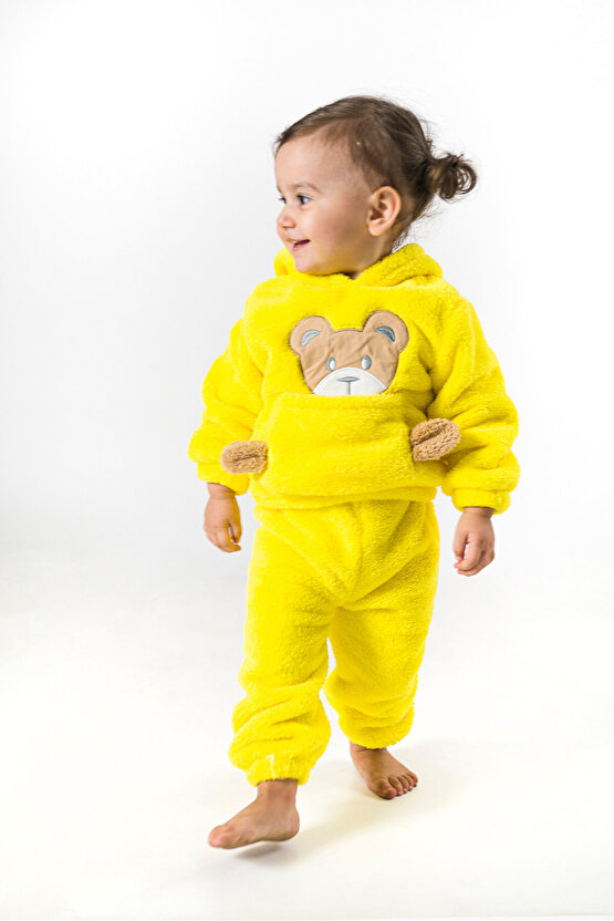 Welsoft Peluş Unisex Kız Erkek Bebek Takımları Çocuk Giyim Bebek Giyim