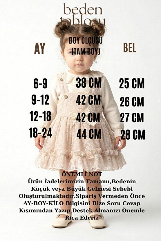 Kız Bebek Elbise Kız Çocuk Elbise Kurdelalı Doğum Günü Parti Düğün Özel Gün Bayramlık Elbise