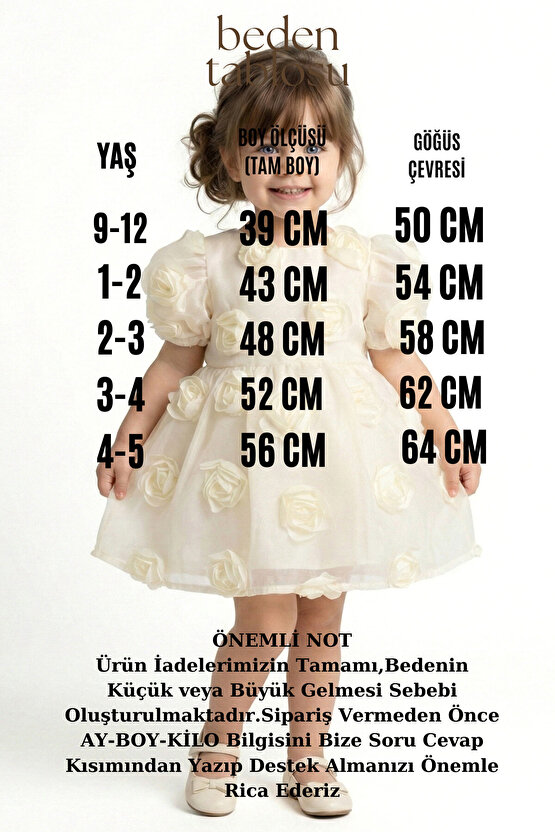 Kız Bebek Kız Çocuk Doğum Günü Parti Düğün Elbise Kısa Kol Tüllü Tütülü Tütü Astarlı