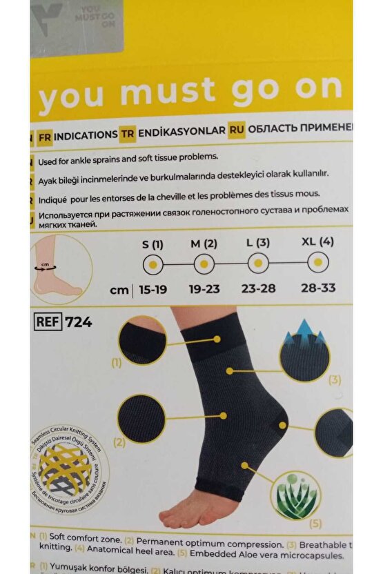 VARİTEKS 724 SOFT AYAK BİLEKLİĞİ S