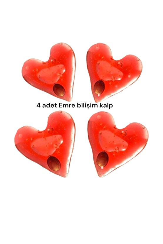 4 Adet Sihirli Isıtıcı Jel Cep Soba Isıtıcı Kalp Şekilli El Cep Isıtma