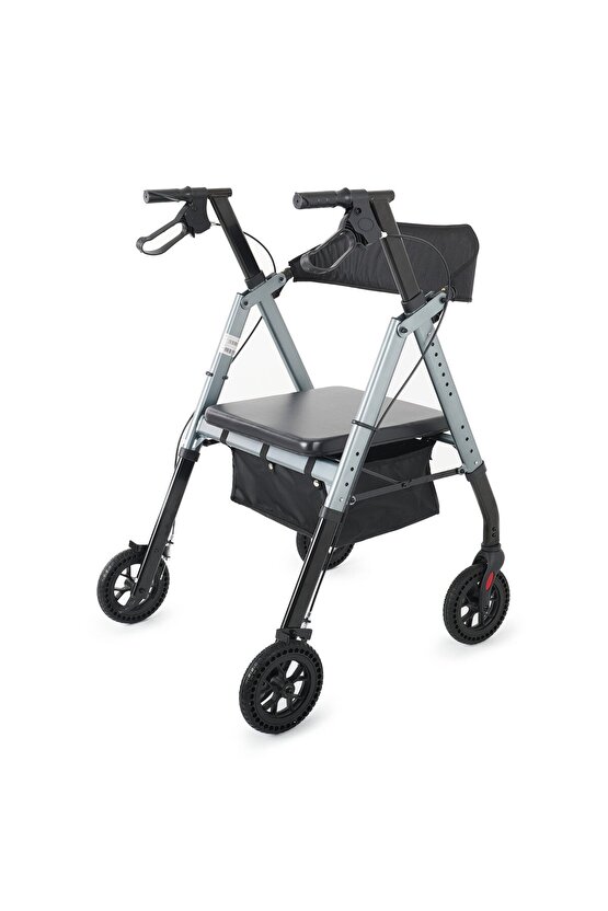 Dm-9200 150 kg Taşıma Kapasiteli Alüminyum Obez XXL Rolatör Yürüteç