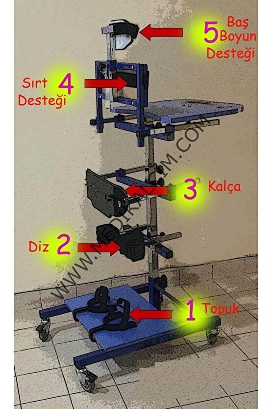 Dik Durma Sehpası Yetişkin 3-7 Yaş Arası