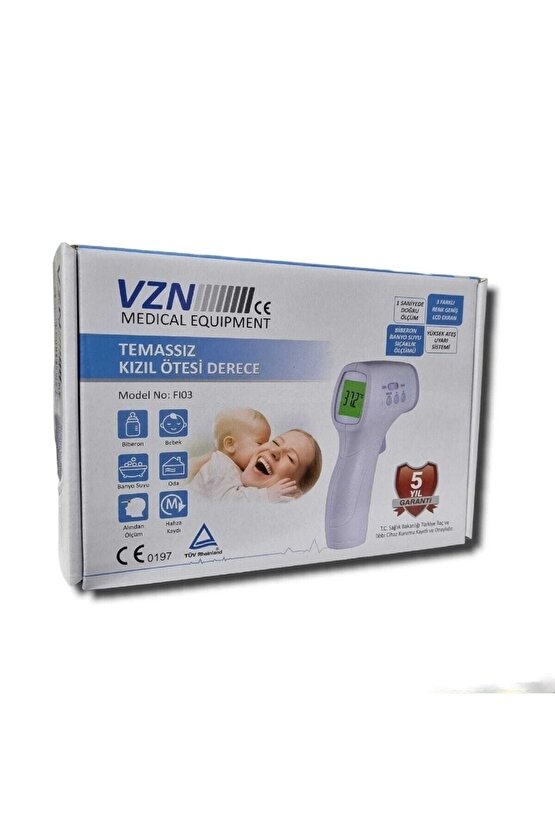 Vzn Temassız, Kızıl Ötesi Derece, Dijital Termometre, Ateş Ölçer F103