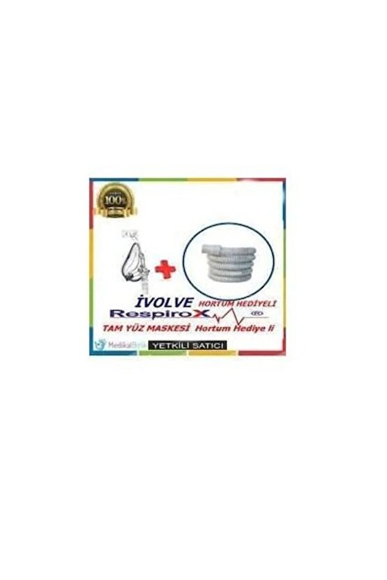 Respirox FullFace Tam Yüz Maske MEDİUM Beden Cpap ve Bpap Maskesi