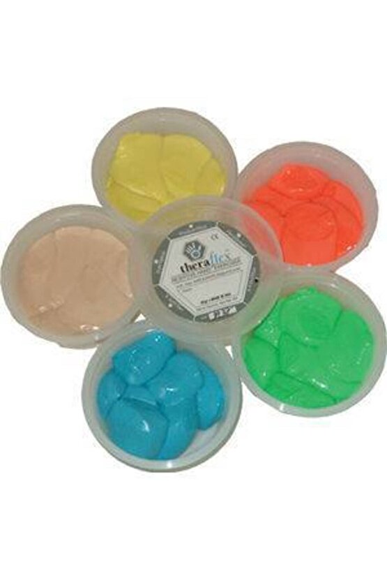Msd Theraflex Putty El Egzersiz Hamuru 5 Renk 85 Gr. Set
