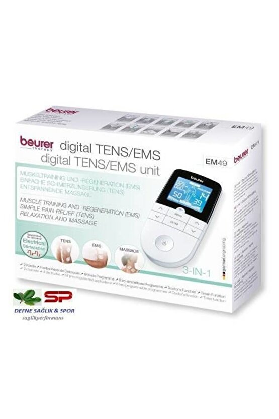 Beurer EM 49 Elektrodlu Dijital Tens Cihazı