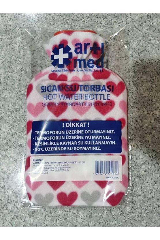 Kılıflı Termofor Sıcak Su Torbası