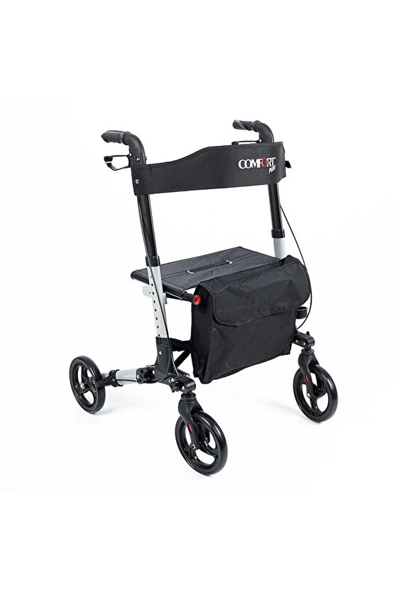 Comfort Plus DM-9102 Gri Lüx Alüminyum Rolatör