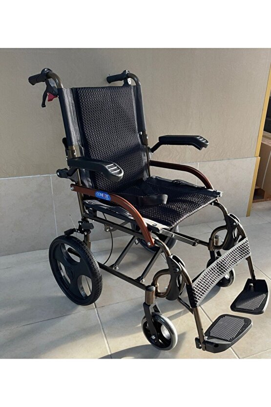 Comfort Plus GK863LABJ-12 Jet Black Transfer Alüminyum Tekerlekli Sandalye
