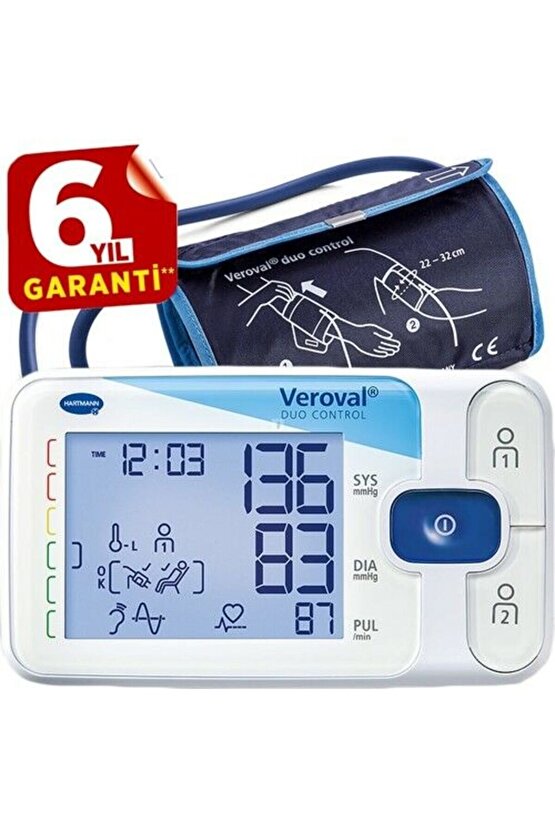 Tansiyon Aleti, Veroval Duo Control, Osilometrik Ve Oskültatuar ÖlçümHartmann
