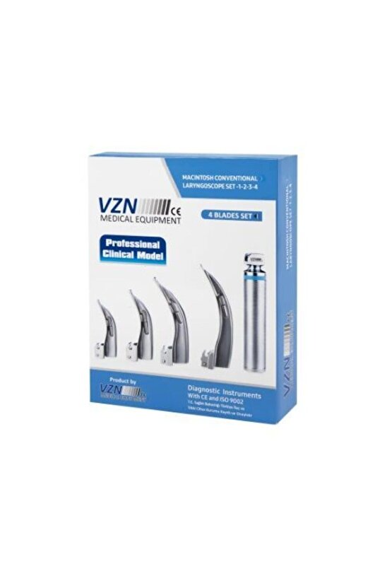 Vzn Laringoskop Seti 4lü Set